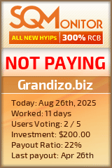 Grandizo.biz Project Status Button