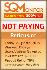 Reticus.cc Project Status Button