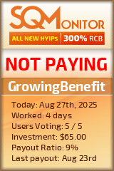 GrowingBenefit Project Status Button