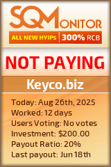 Keyco.biz Project Status Button