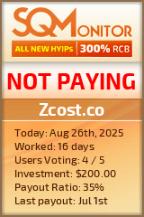 Zcost.co Project Status Button