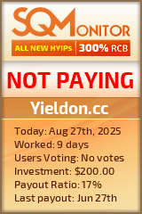 Yieldon.cc Project Status Button