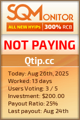 Qtip.cc Project Status Button