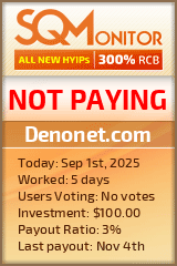 Denonet.com Project Status Button