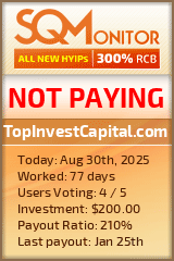 TopInvestCapital.com Project Status Button