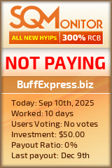 BuffExpress.biz Project Status Button