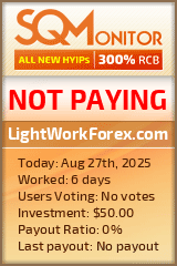 LightWorkForex.com Project Status Button