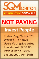 Invest People Project Status Button