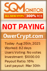 OwerCrypt.com Project Status Button
