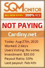 Cardiny.net Project Status Button