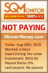 MinnerMoney.com Project Status Button