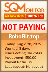 RoboBit.top Project Status Button