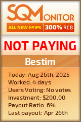 Bestim Project Status Button