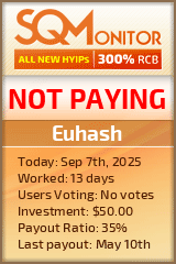 Euhash Project Status Button