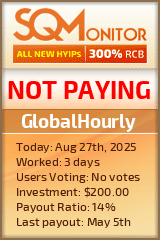 GlobalHourly Project Status Button
