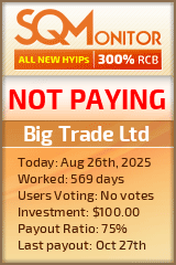 Big Trade Ltd Project Status Button