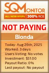 Bionda Project Status Button