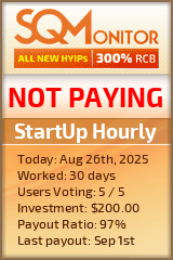 StartUp Hourly Project Status Button