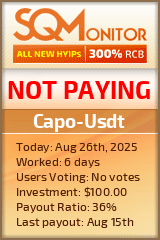 Capo-Usdt Project Status Button