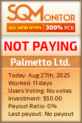 Palmetto Ltd. Project Status Button