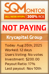 Krycapital Group Project Status Button