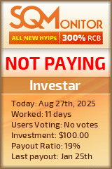 Investar Project Status Button