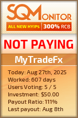 MyTradeFx Project Status Button