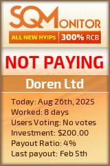 Doren Ltd Project Status Button