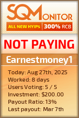 Earnestmoney1 Project Status Button