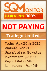 Tradego Limited Project Status Button
