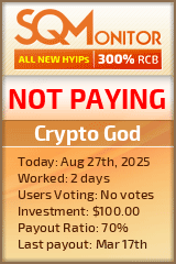 Crypto God Project Status Button