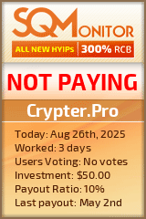Crypter.Pro Project Status Button