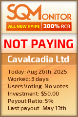 Cavalcadia Ltd Project Status Button