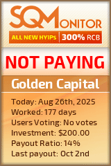 Golden Capital Project Status Button