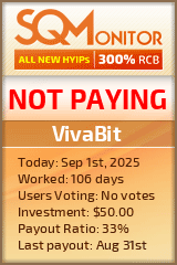 VivaBit Project Status Button
