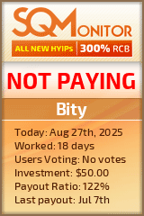 Bity Project Status Button