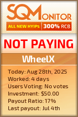 WheelX Project Status Button