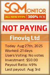 Finoviq Ltd Project Status Button