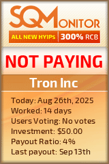 Tron Inc Project Status Button