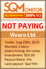 Vivaro Ltd Project Status Button