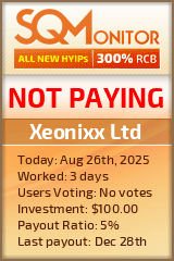 Xeonixx Ltd Project Status Button