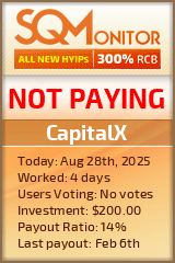 CapitalX Project Status Button
