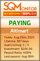 Aitimart Project Status Button