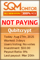 Qubitcrypt Project Status Button