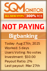 Bigbanking Project Status Button