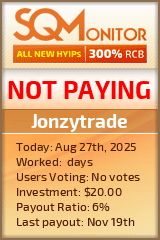 Jonzytrade Project Status Button