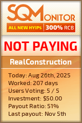 RealСonstruction Project Status Button