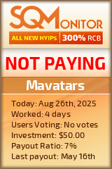 Mavatars Project Status Button