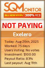 Exelero Project Status Button