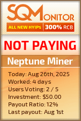 Neptune Miner Project Status Button